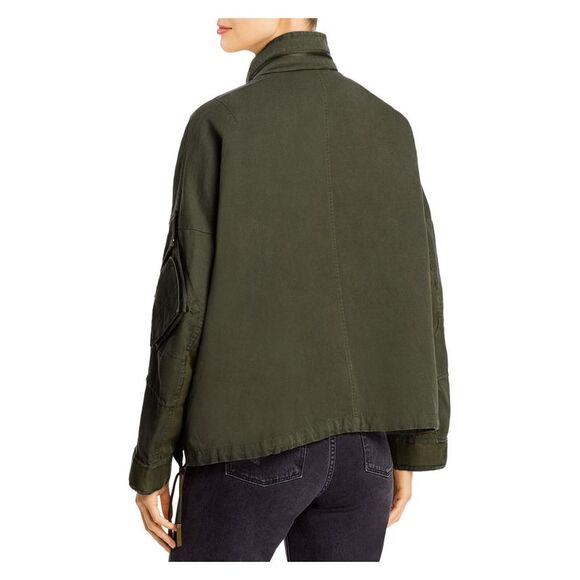 YS ARMY Womens Green Zip Up Jacket Size: 34 - Picture 2 of 4